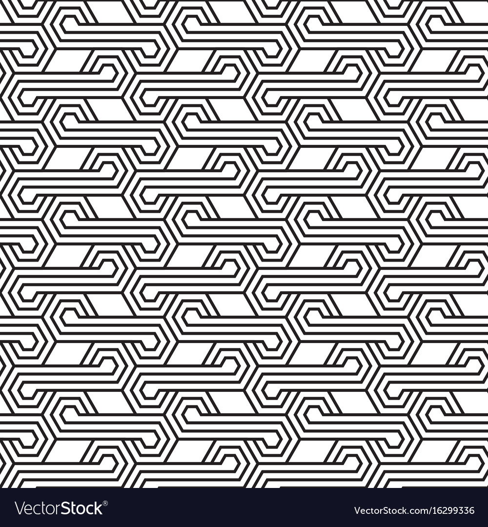 Geometric Hexagon Pattern
