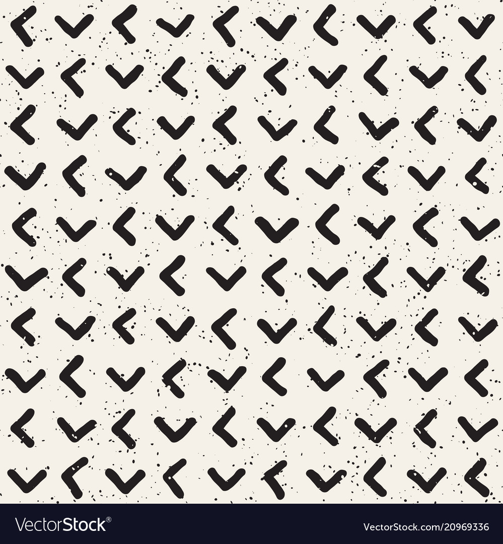 Hand drawn lines seamless grungy pattern abstract vector image Hand drawn lines seamless grungy pattern abstract