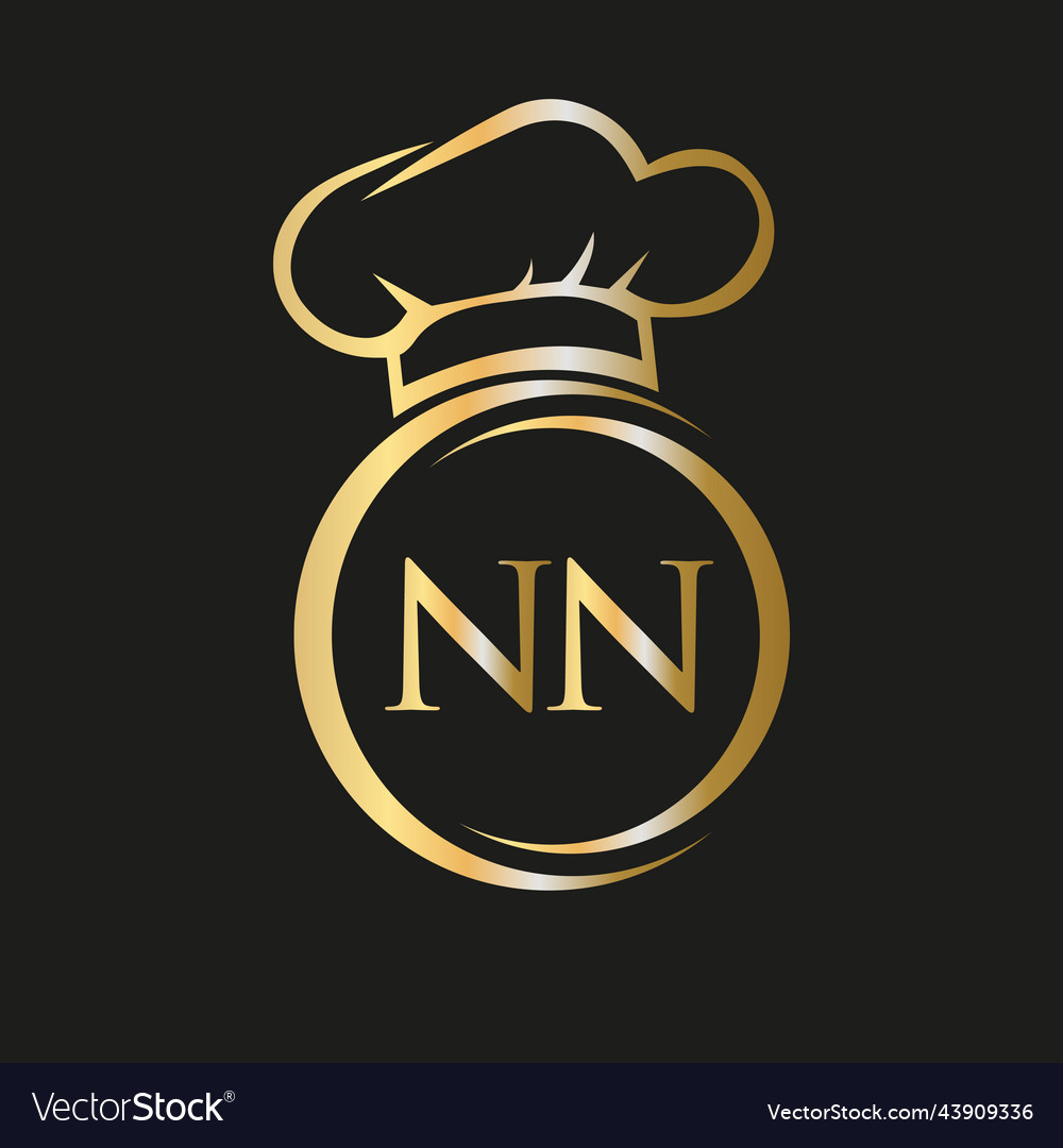 Initial letter nn restaurant logo template