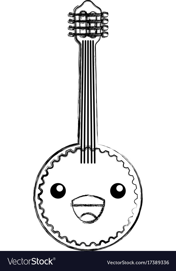 Kawaii banjo jazz instrument musical festival