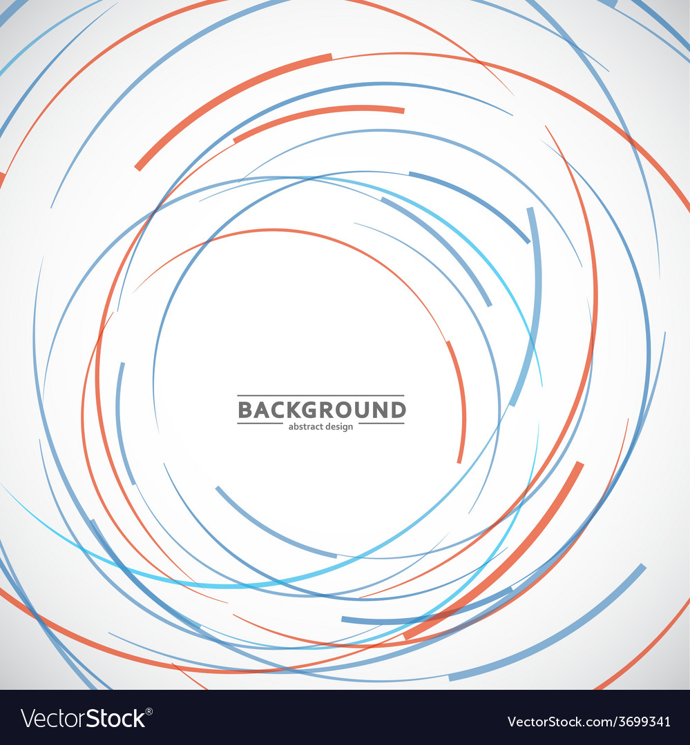 Abstract color line and circle background