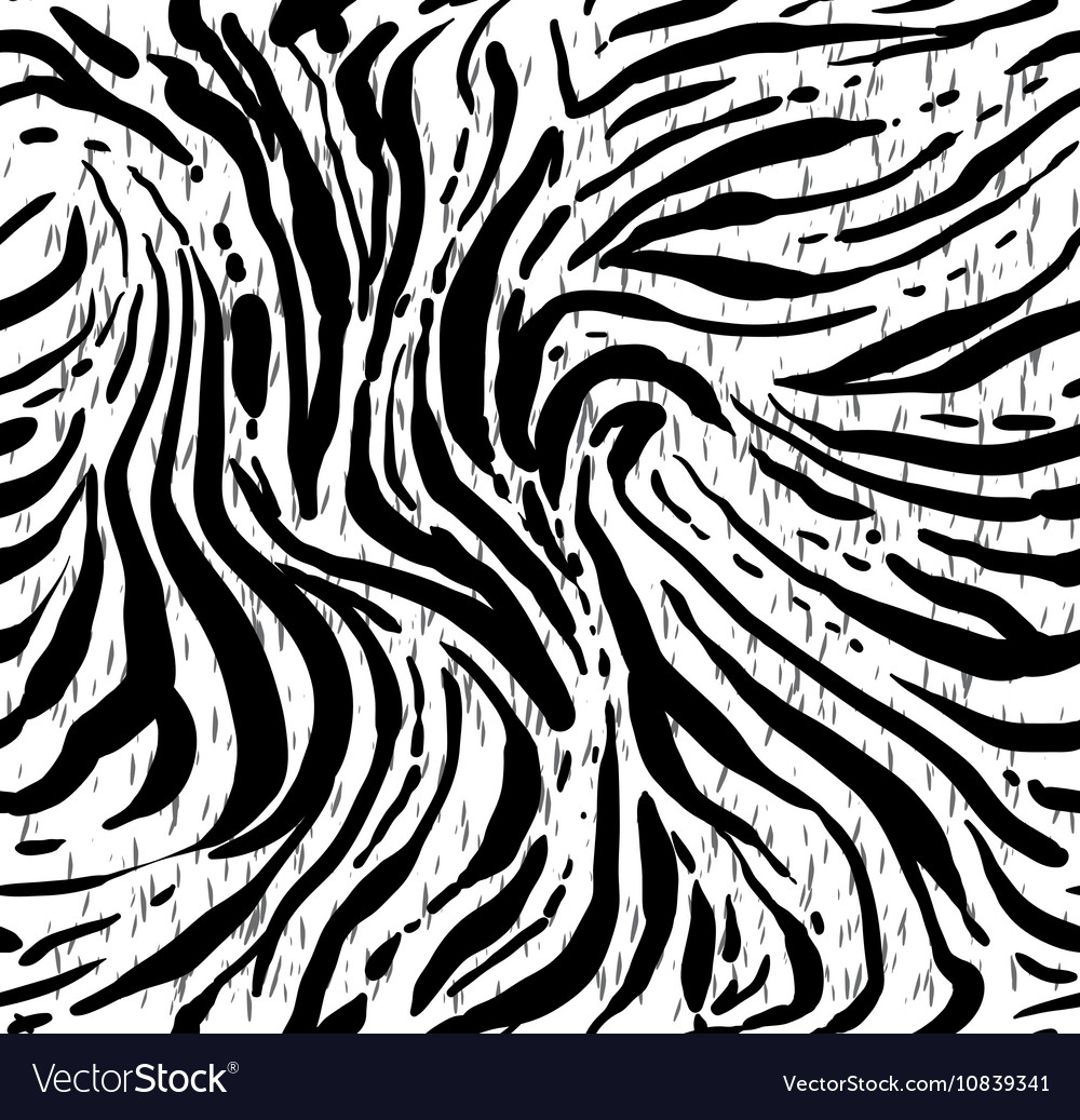Abstract Zebra Striped Pattern