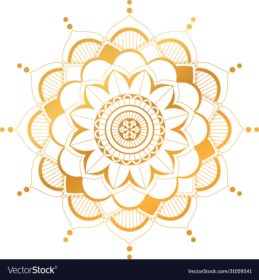 Background template with mandala pattern design