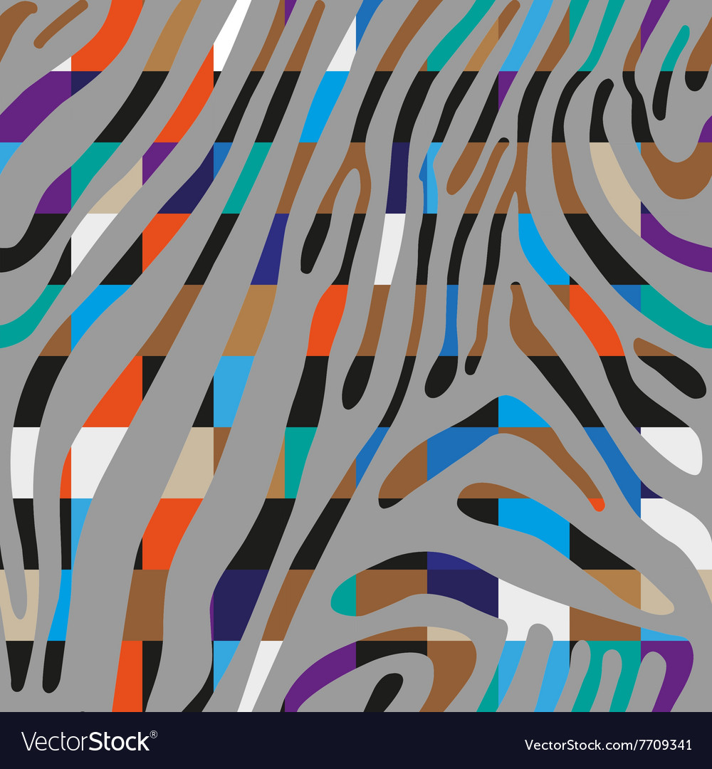 Background with colorful zebra skin pattern