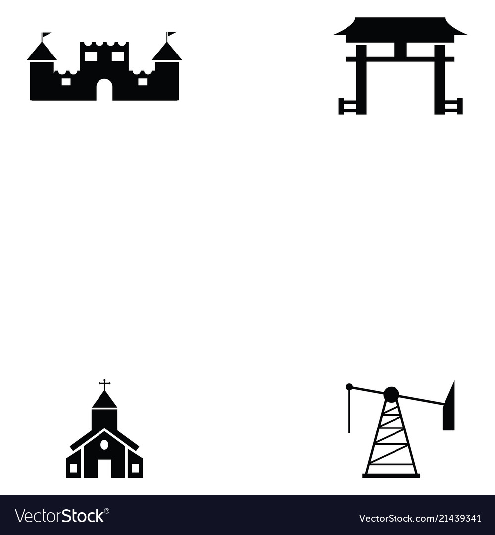 Building icon set