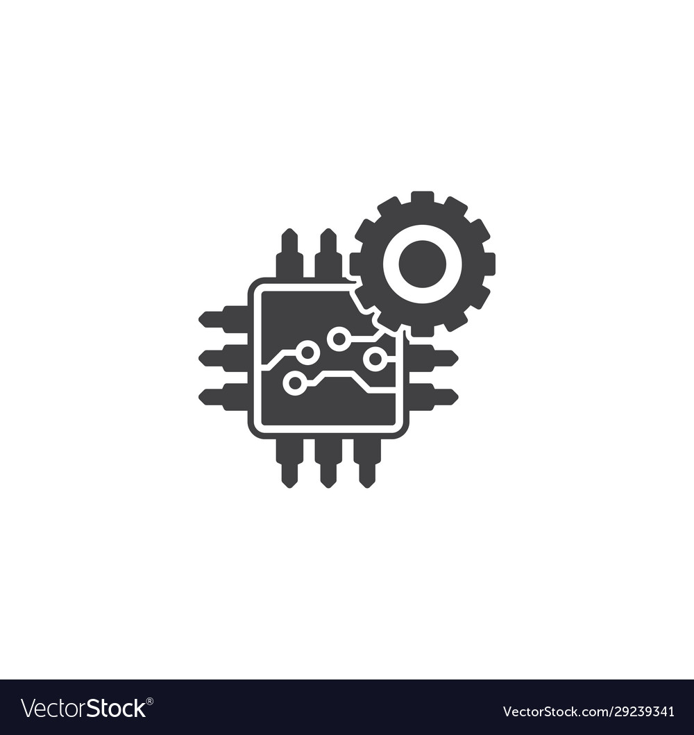 Circuit related icon on background for graphic