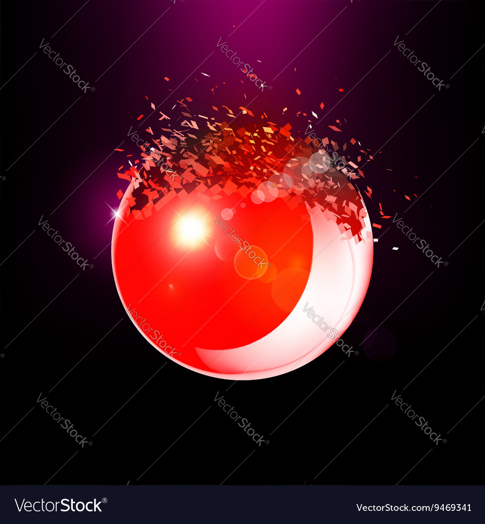 Exploding Red Sphere