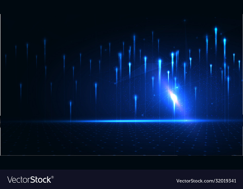 Futuristic Network Data Background