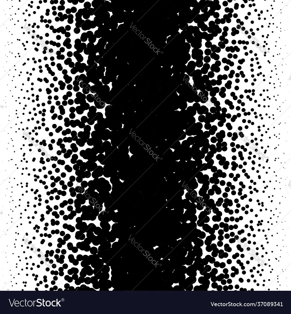Linear pointillist halftone screentone random vector image Linear pointillist halftone screentone random