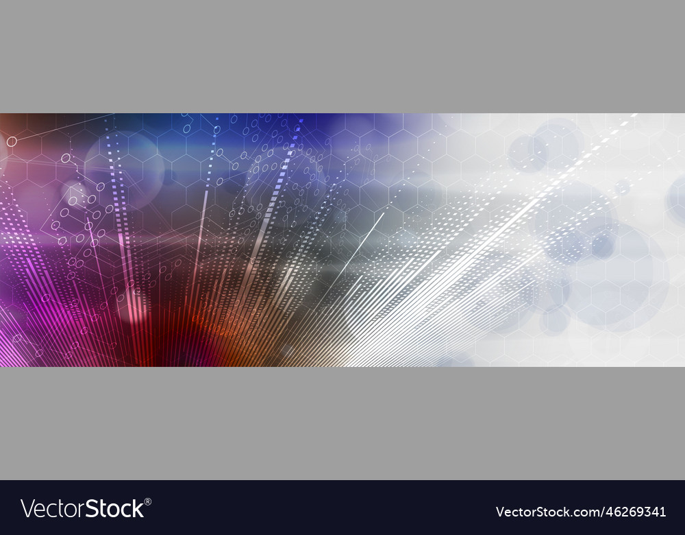 Neural network concept connected cells with links vector image Neural network concept connected cells with links