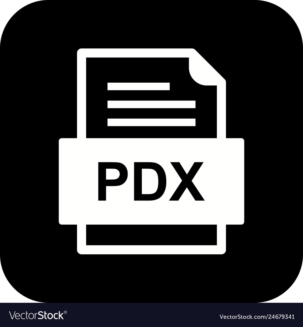 Pdx file document icon