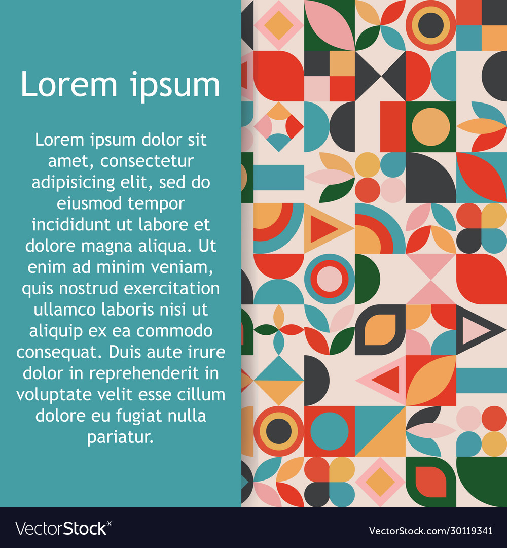 Seamless geometric background pattern