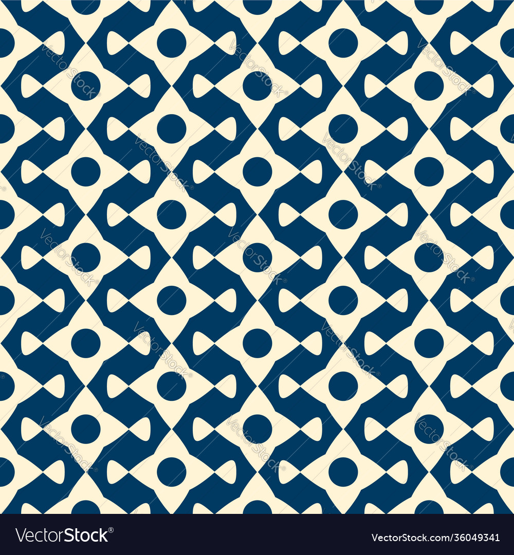 Seamless pattern with repeating objects vector image Seamless pattern with repeating objects