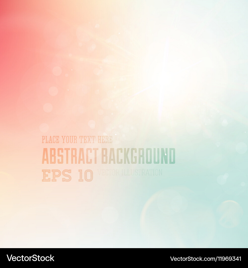 Soft colored abstract background Royalty Free Vector Image