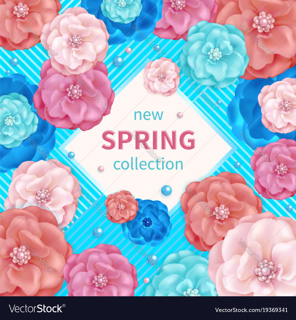 Spring collection background