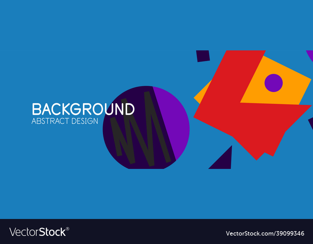 Abstract background blocks lines triangles vector image Abstract background blocks lines triangles