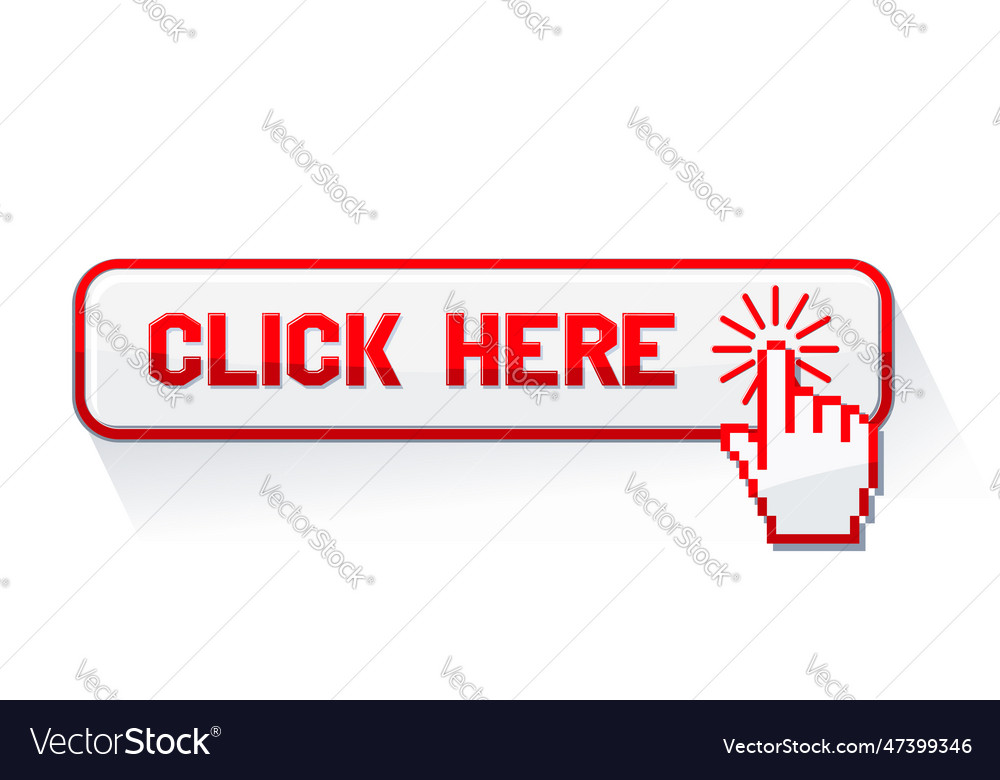 Cursor presses button icon