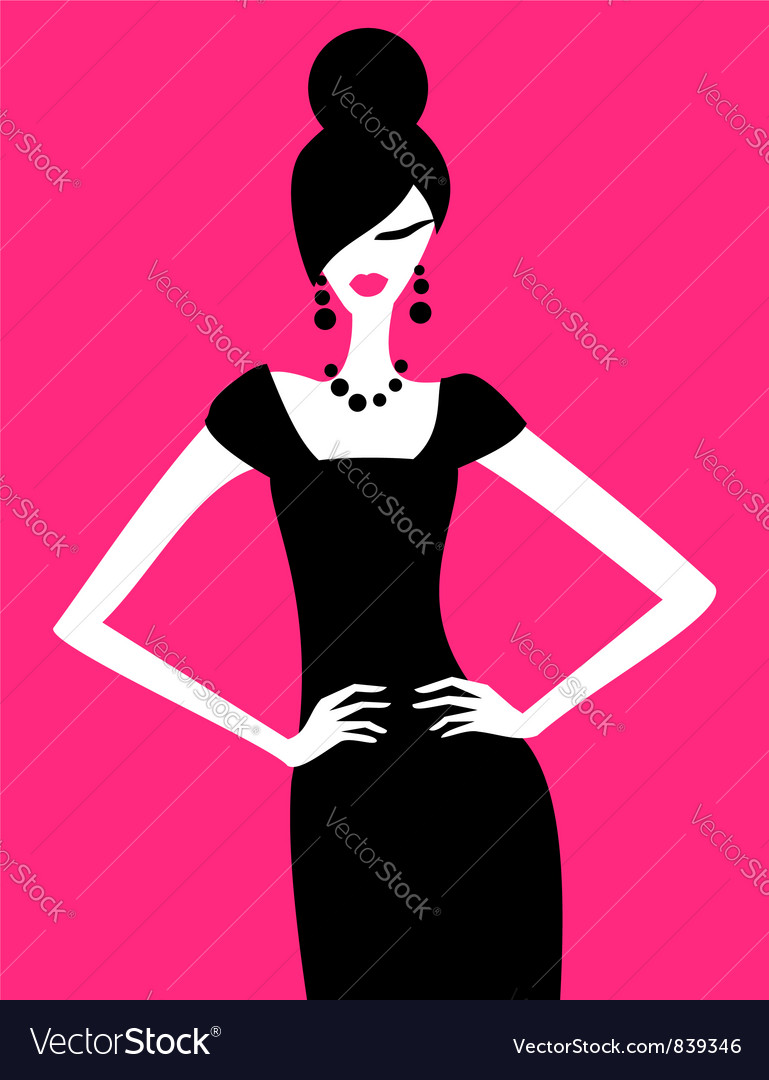 Fashion Model Royalty Free Vector Image Vectorstock Fashion Model Royalty Free Vector Image Vectorstock