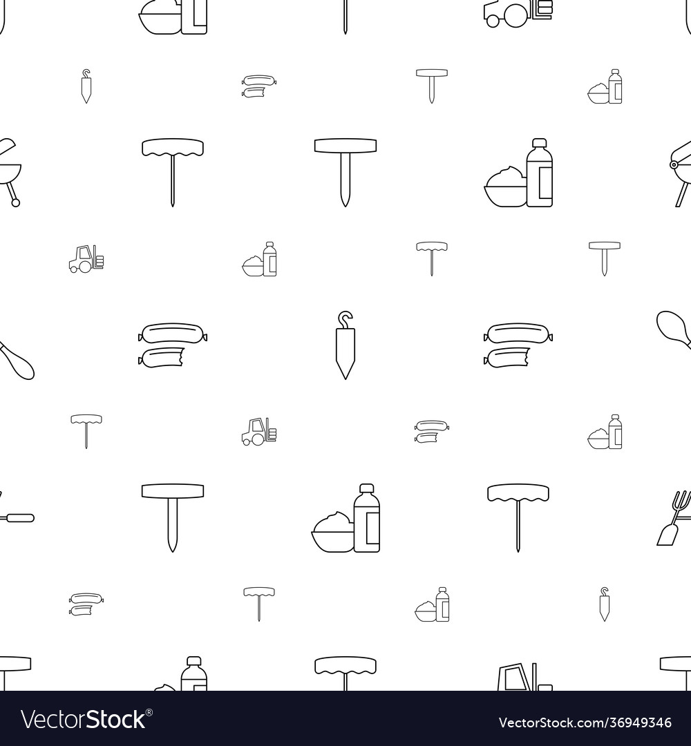 Fork icons pattern seamless white background