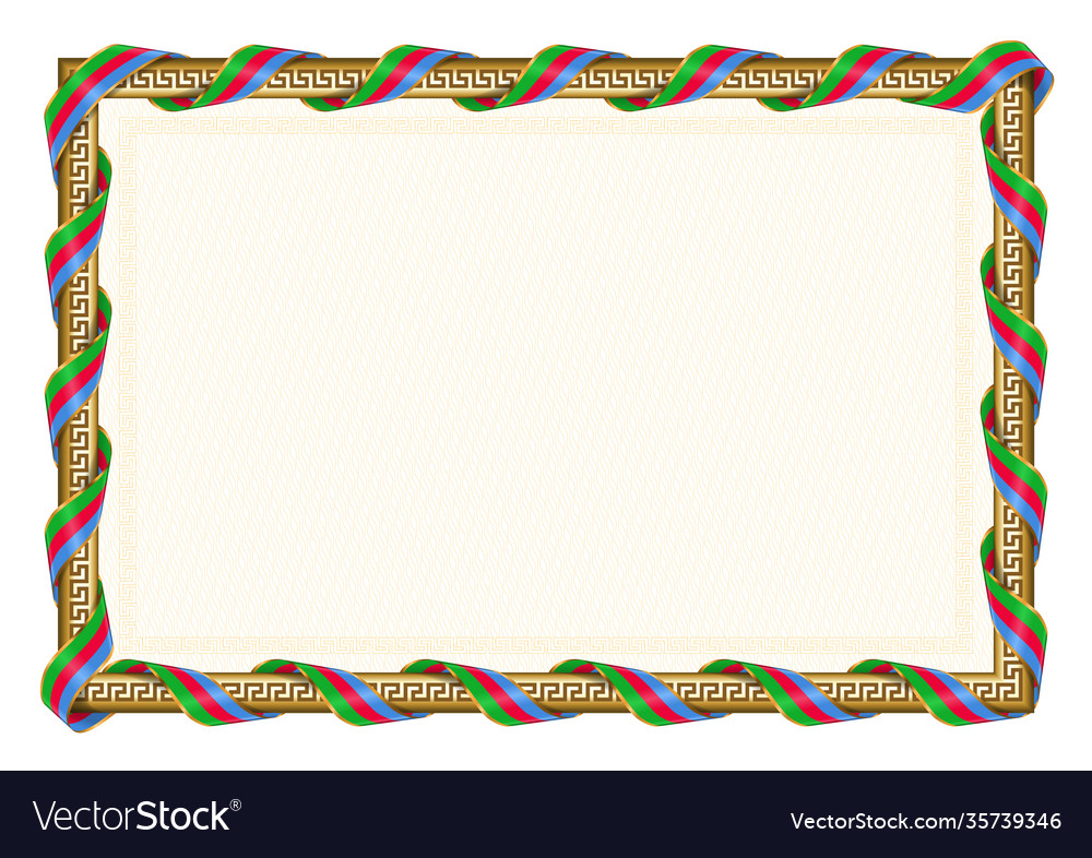 Horizontaler Rahmen und Rand mit eritrea Flagge