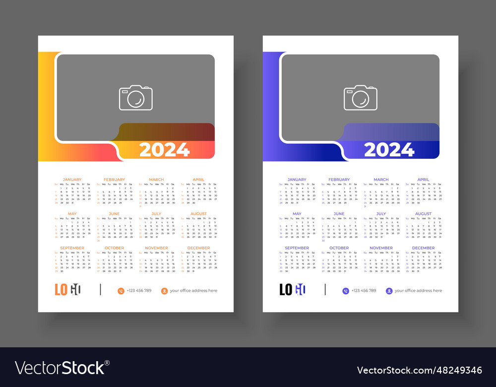 Personalized Photo Calendar 2025 One Sheet