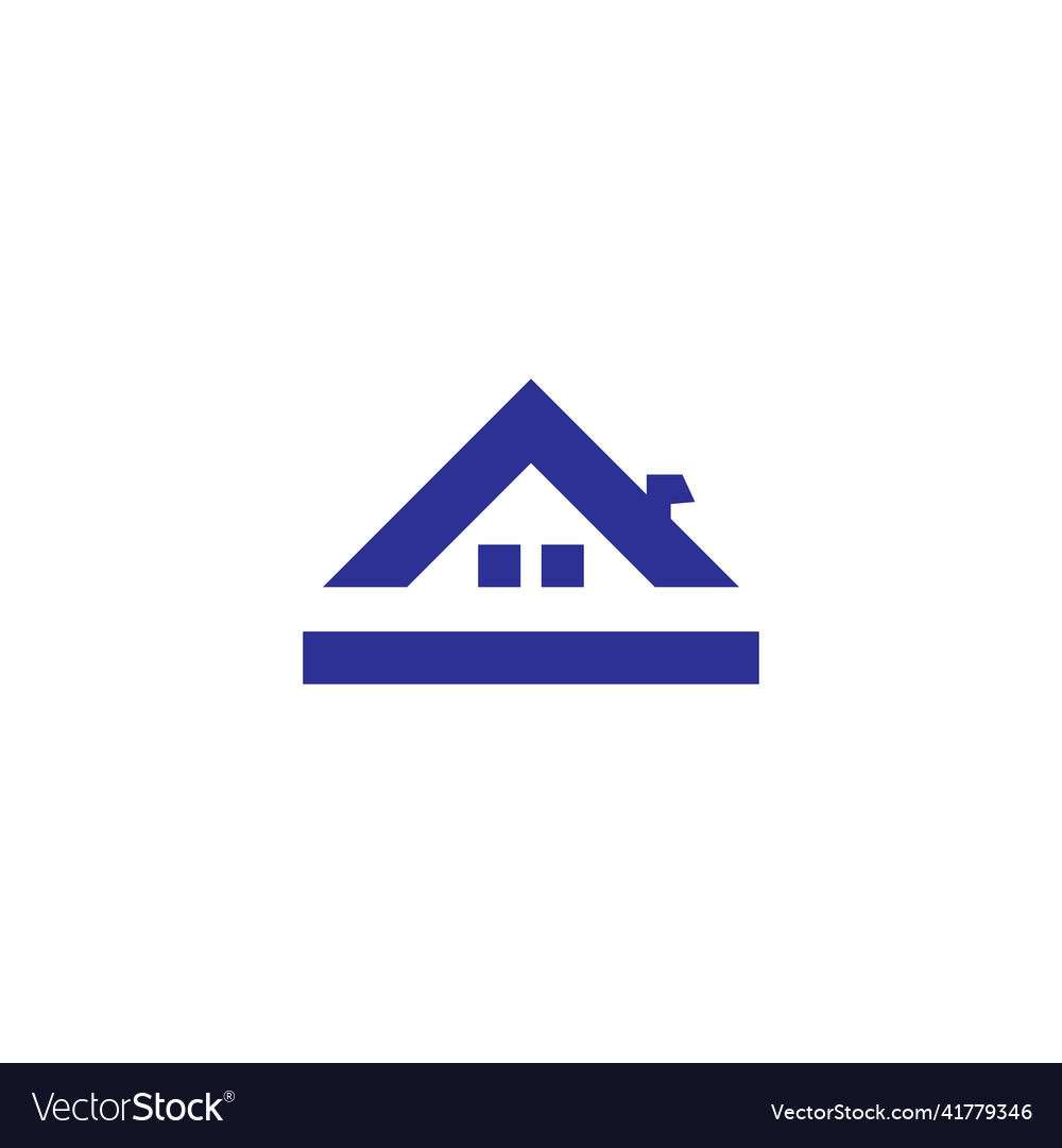 Real estate property logo Royalty Free Vector Image