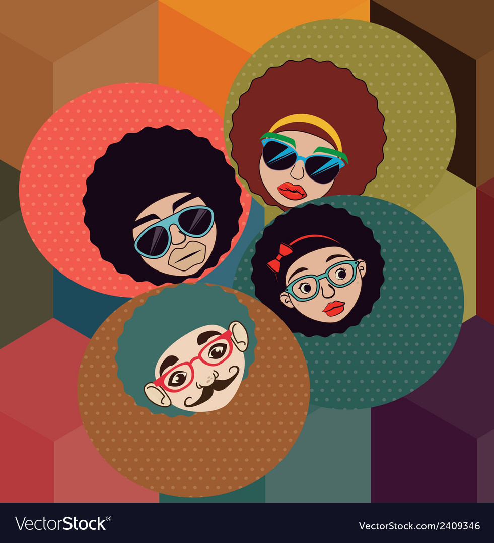 Retro Afro Pattern