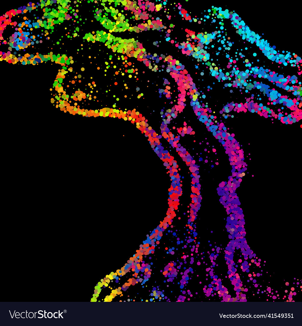 Bright abstract image in a modern style vector image Bright abstract image in a modern style