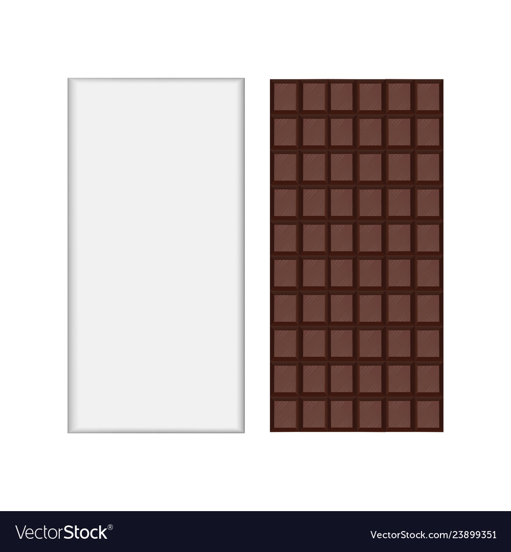 Download Chocolate Bar Packaging Mockup Royalty Free Vector Image