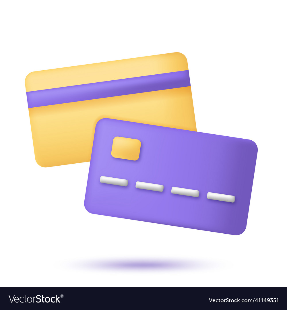 Credit card icon Royalty Free Vector Image - VectorStock