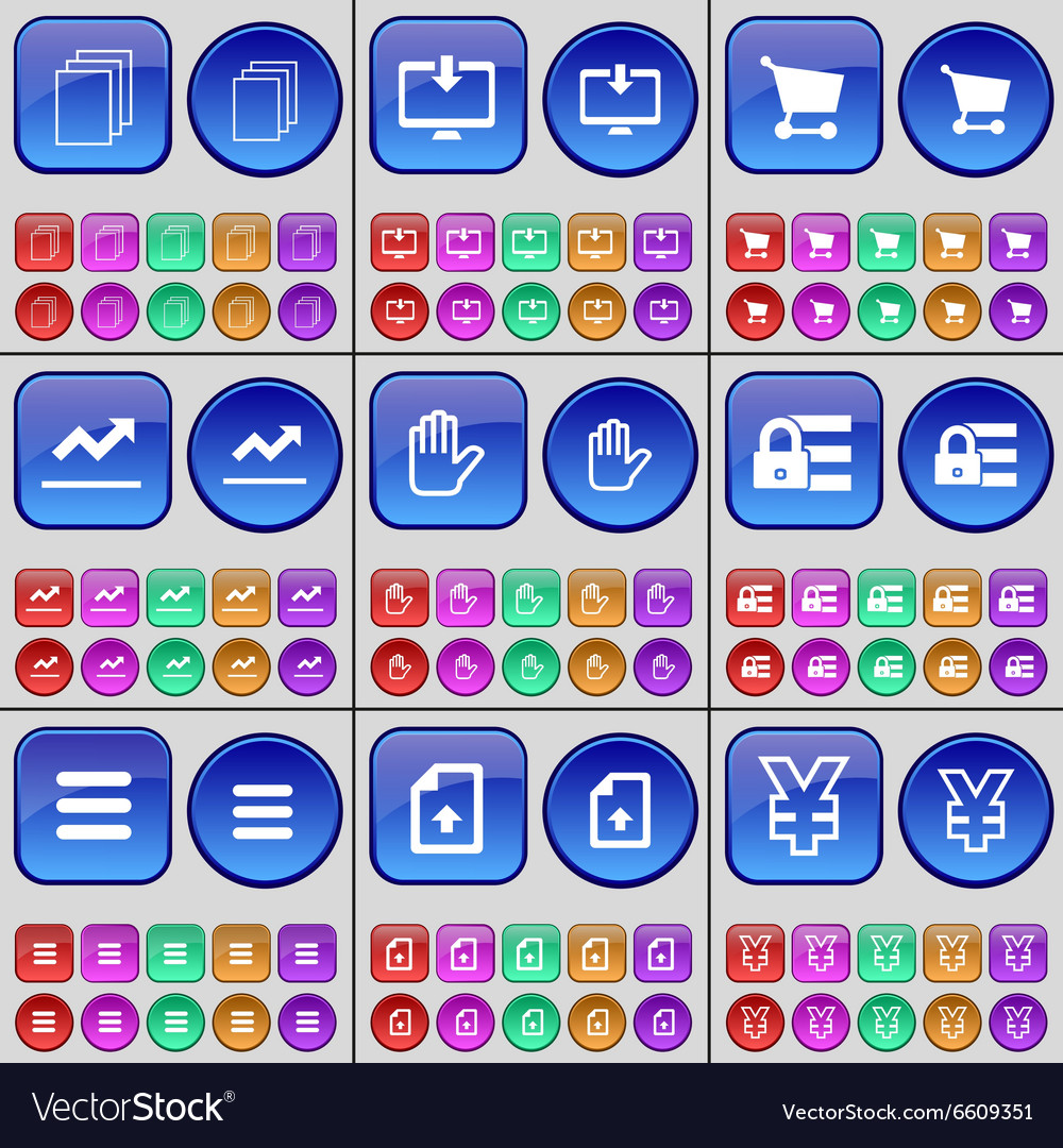 Files monitor shopping cart graph hand lock apps