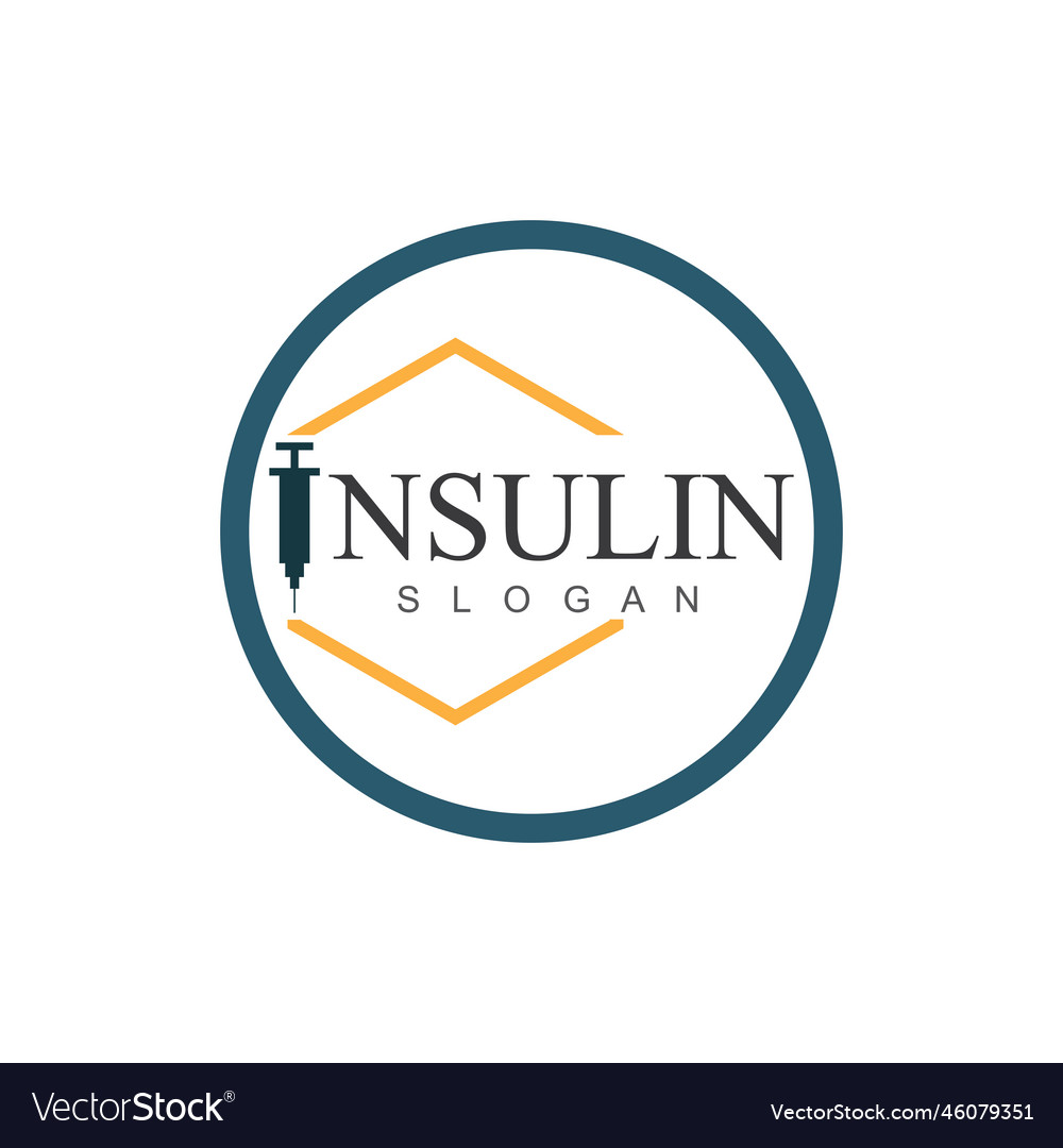 Insulin injection icon simple design element Vector Image Insulin injection icon simple design element