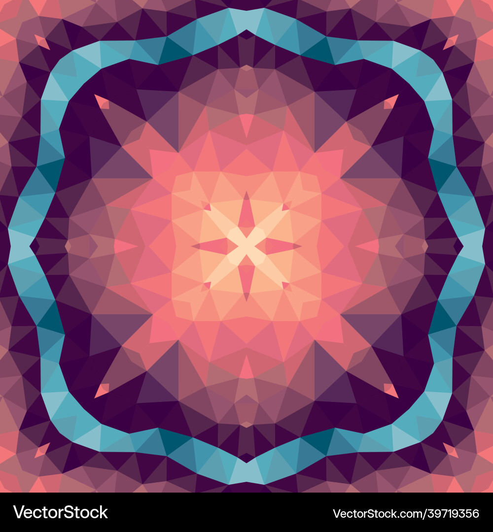 Abstract geometric background seamless pattern Vector Image