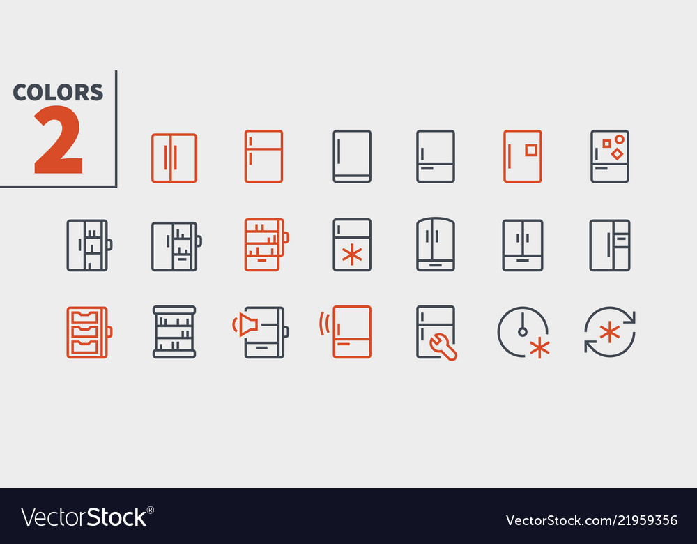 Kühlschrank ui pixel perfekt gut verarbeitet dünn