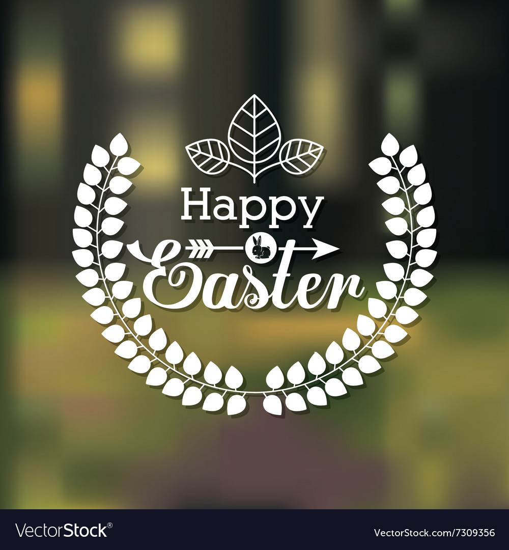 Happy easter design