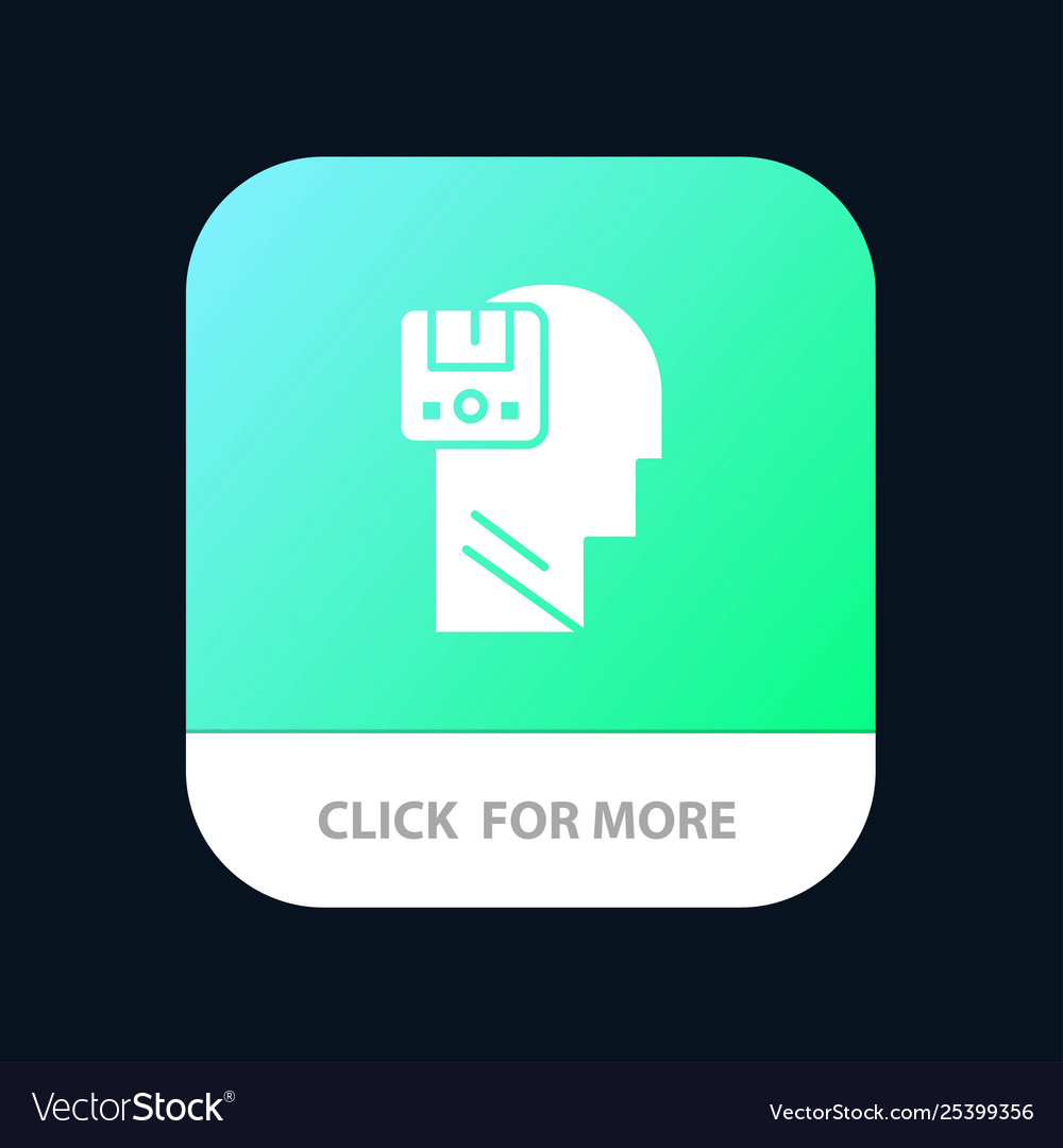 Memory save data user male mobile app button