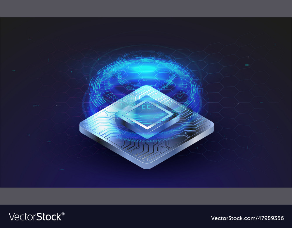 Microchip processor with lights effects