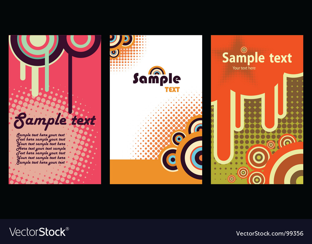 Modern Card Pattern Set