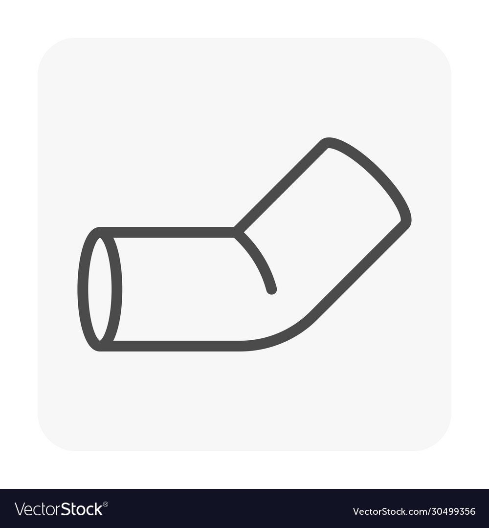 Pipe fitting part vector image Pipe fitting part