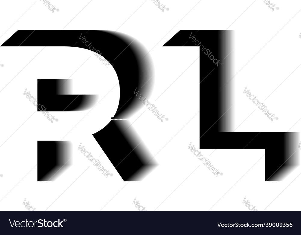 Rl monogram shadow shape style