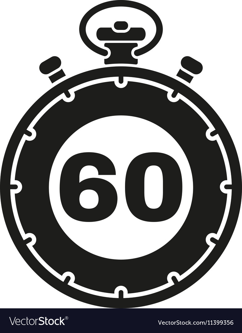 Stopwatch Icon - 60 Seconds Timer