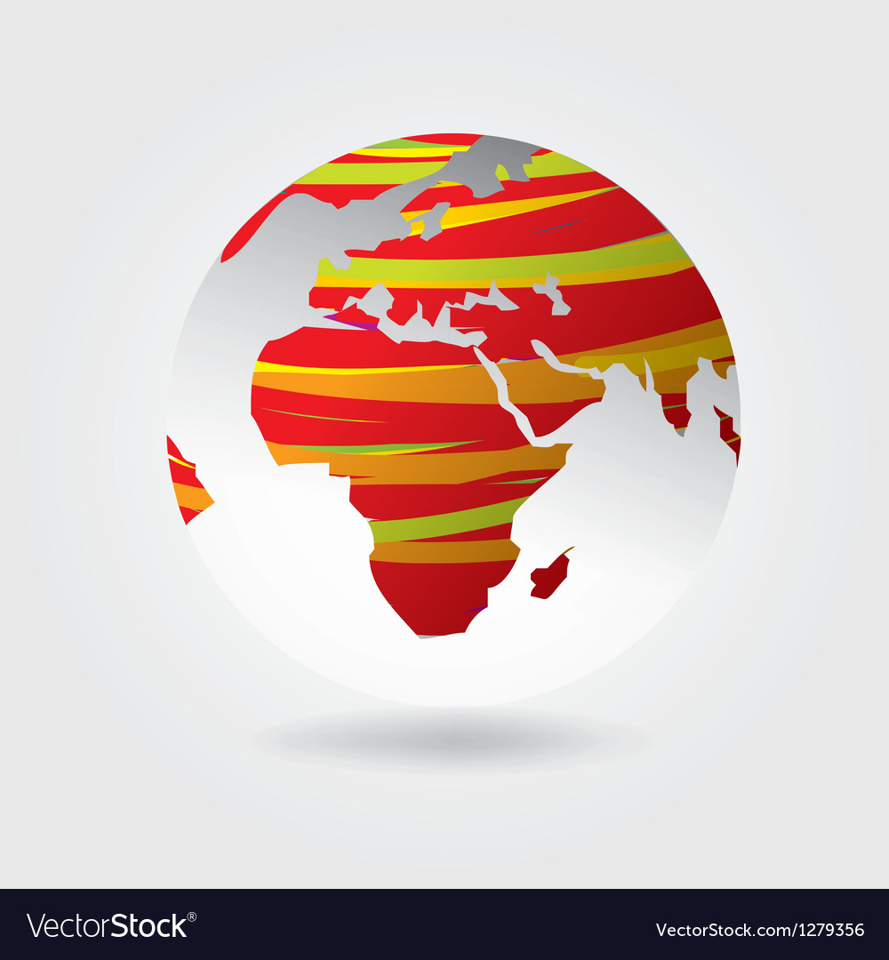 Stylized image of a planet