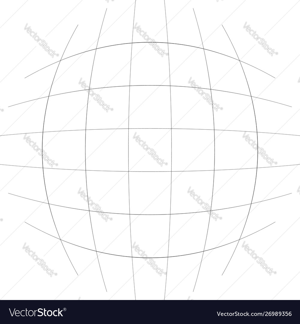 Wireframe sphere globe orb circle with mesh grid Vector Image Wireframe sphere globe orb circle with mesh grid
