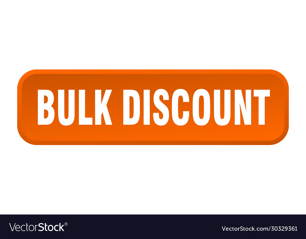 Bulk discount button square 3d push