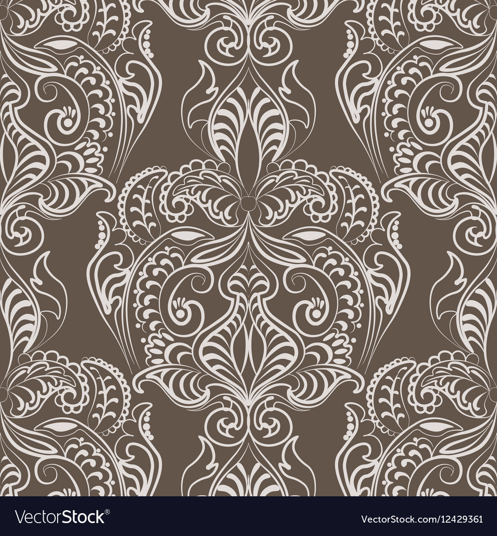 Floral round pattern element