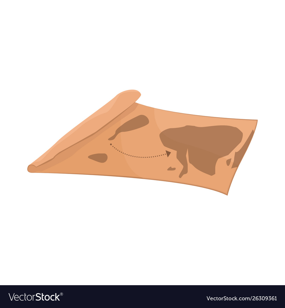Isolated object map and world sign set