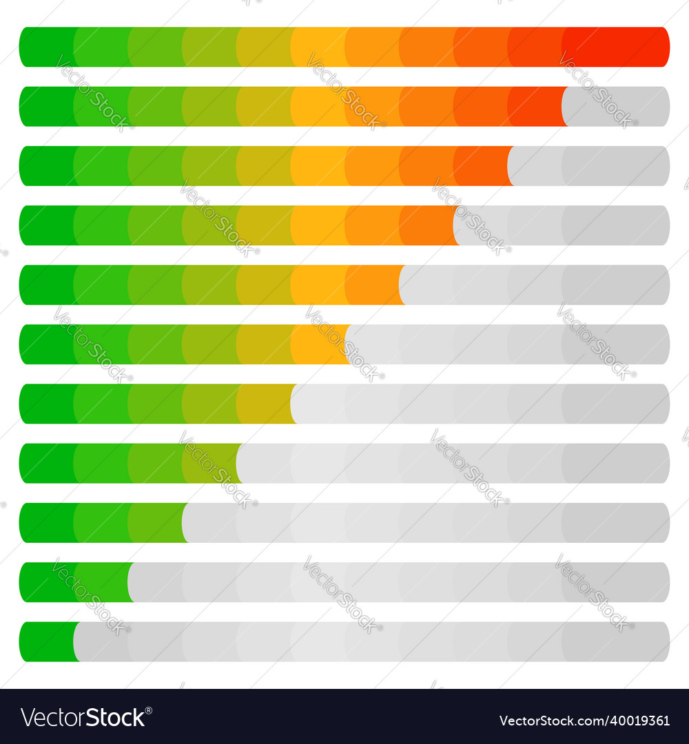 Progress loading bars steps phases downloading