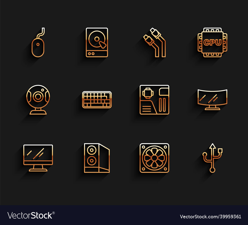 Set line computer monitor screen case