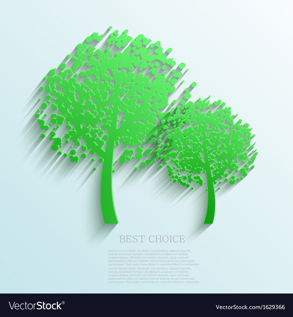 Tree background eps10