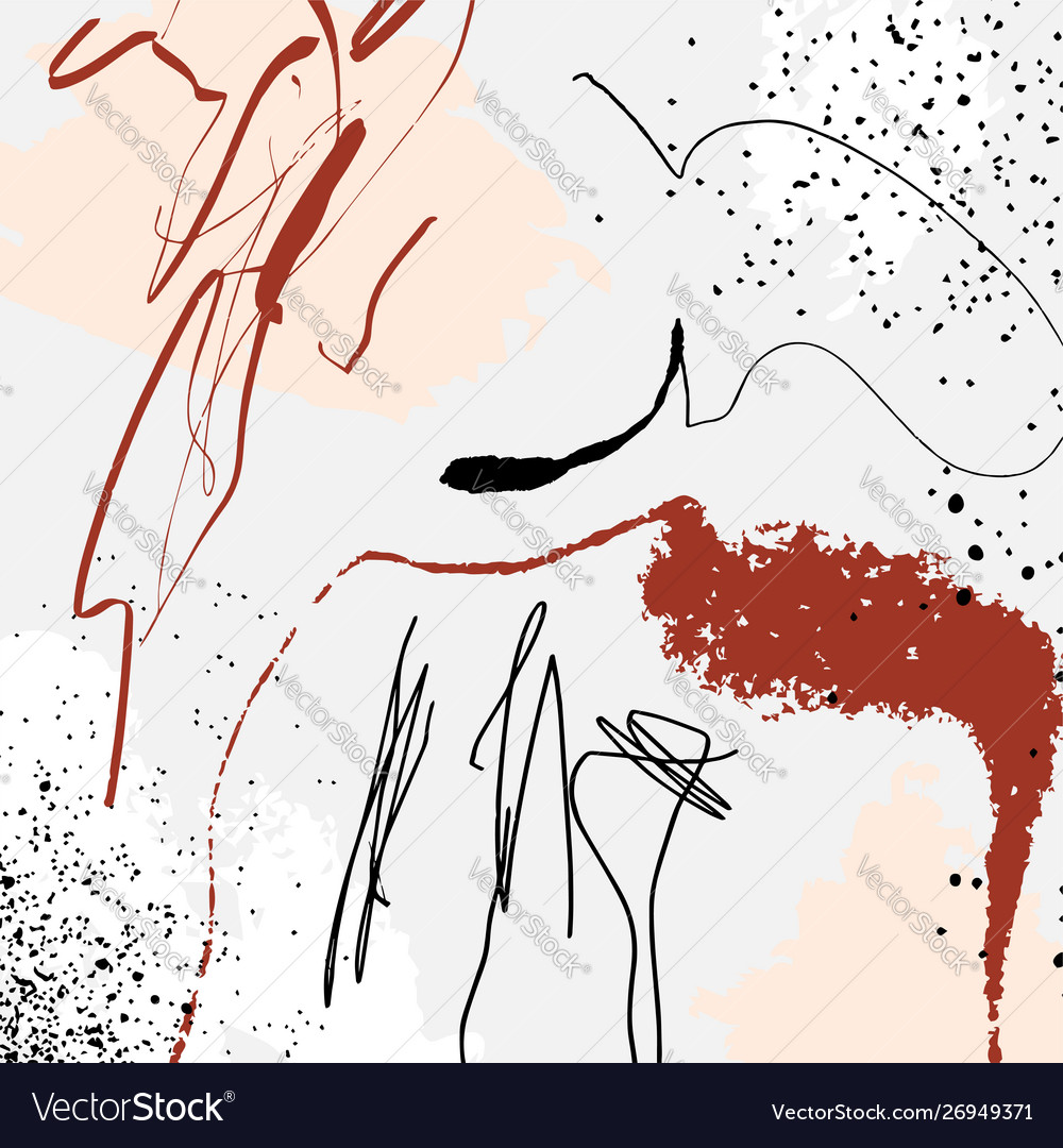 Abstract Ink Splash Pattern